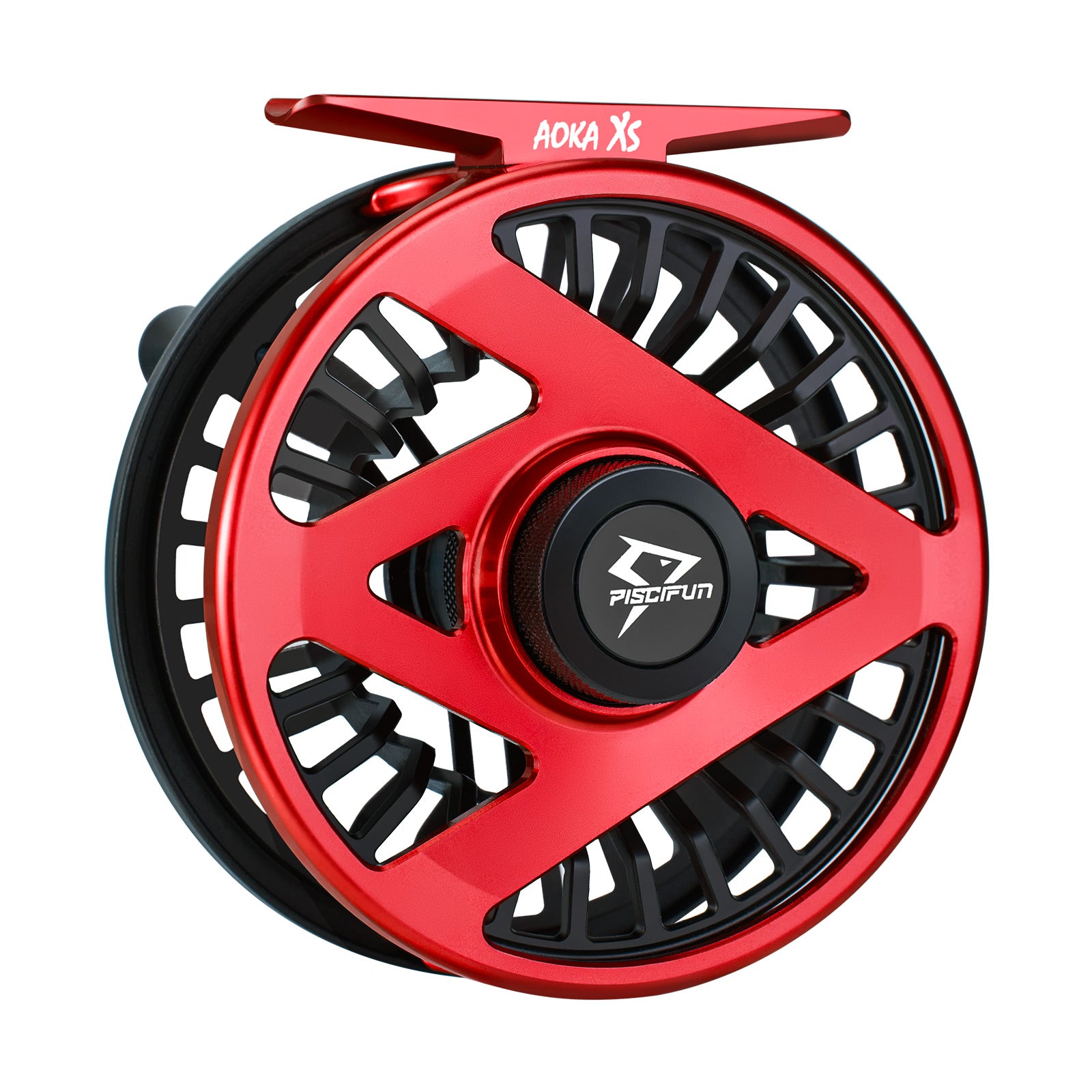 Piscifun® Aoka XS Fly Fishing Reel with Sealed Drag, CNC-machined Aluminum  Alloy Body Fly Reel, Black & Red / 5/6WT