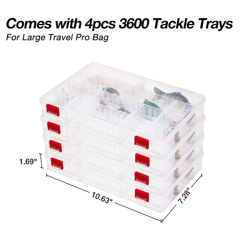 Tackle Box Small Fishing Box Organizer 2 Pack 3500 Tackle Tray