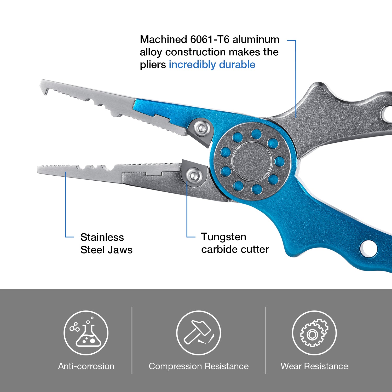 Piscifun® Ⅲ Aluminum Fishing Pliers