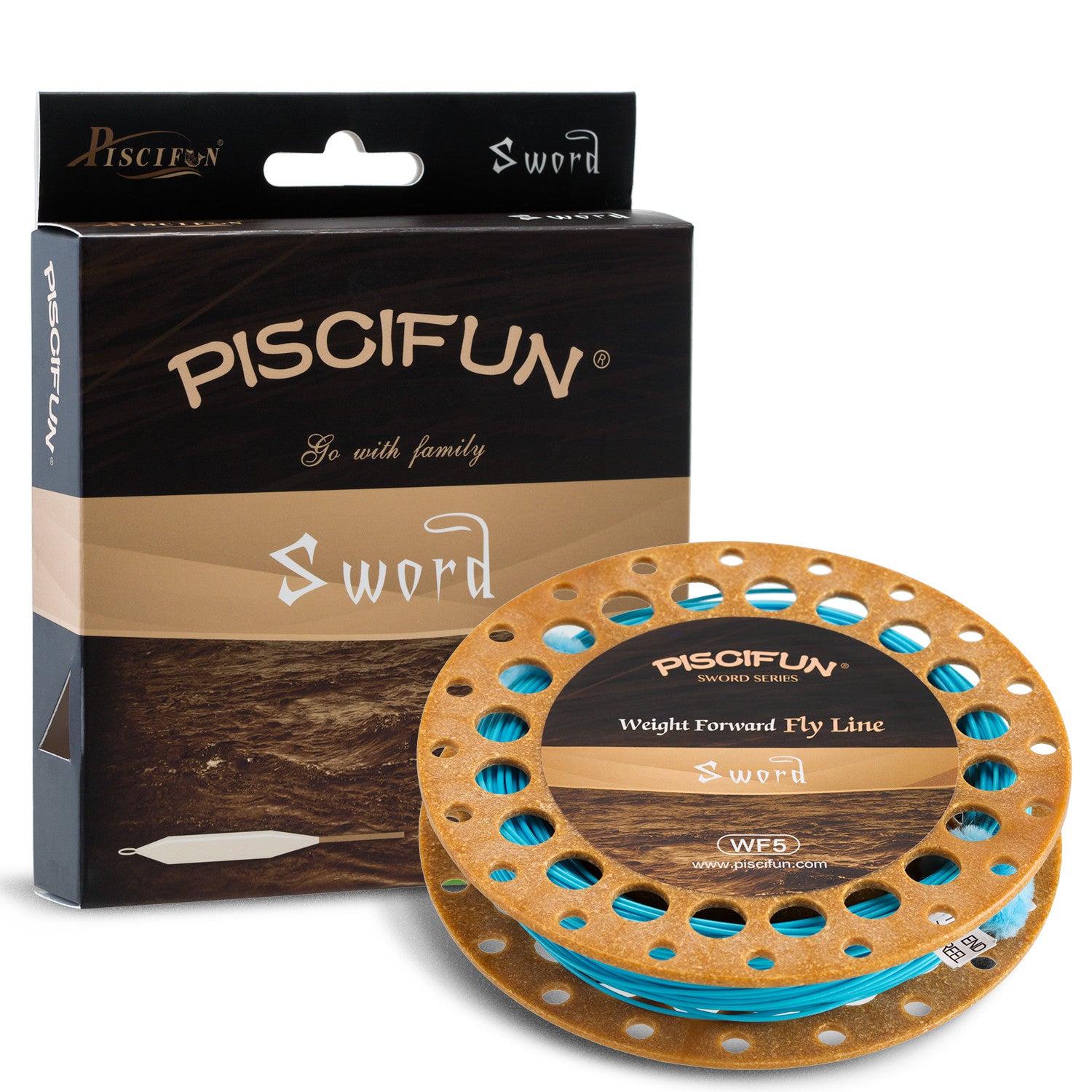 Piscifun Sword Fly Fishing Line, Weight Forward Floating Fly Line