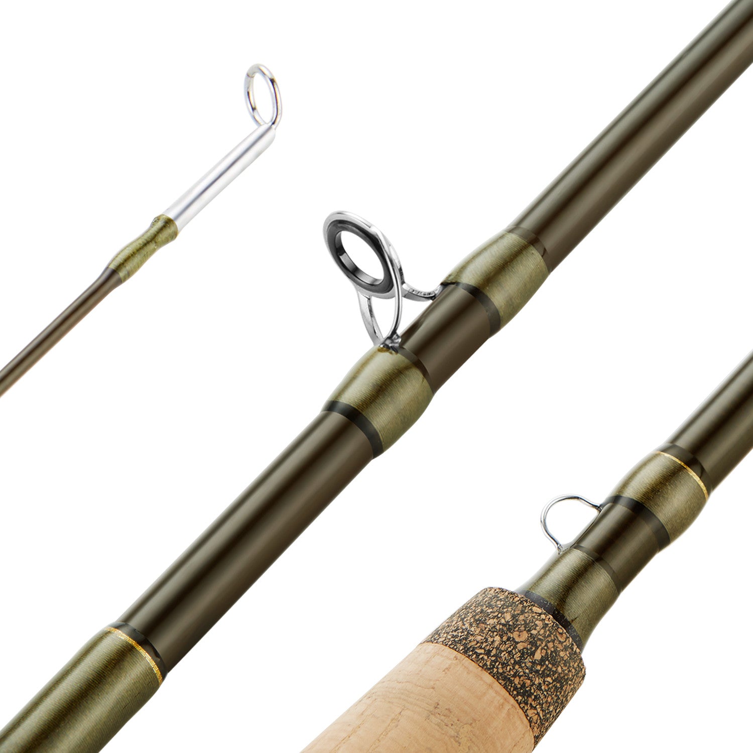 Piscifun® Sword Fly Fishing Rod 4 Piece Fly Rod, 9'0 9WT